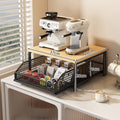 Modern Kitchen Microwave Shelf – Space-Saving Countertop Storage for Appliances, Elegant Design