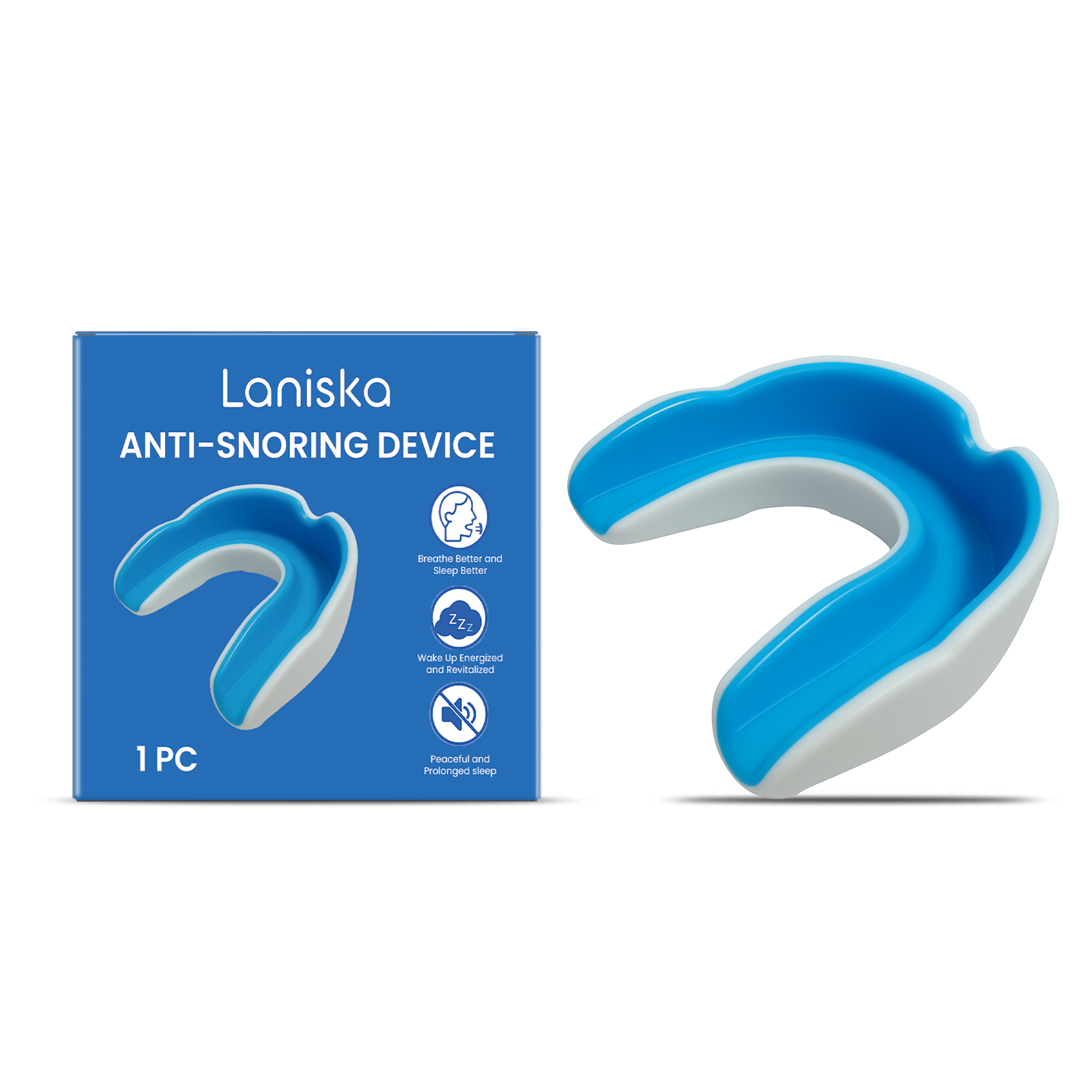 Laniska Anti-Snoring Device, Provides Gentle Care For A Comfortable And Peaceful Night's Sleep. Daily Care Anti-Snoring Device