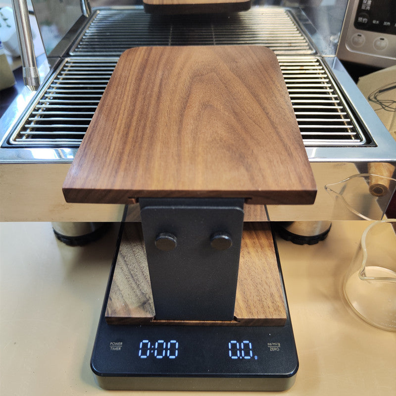 Wooden Scale Frame Italian Electronic Scale Elevated Coffee Scale Frame