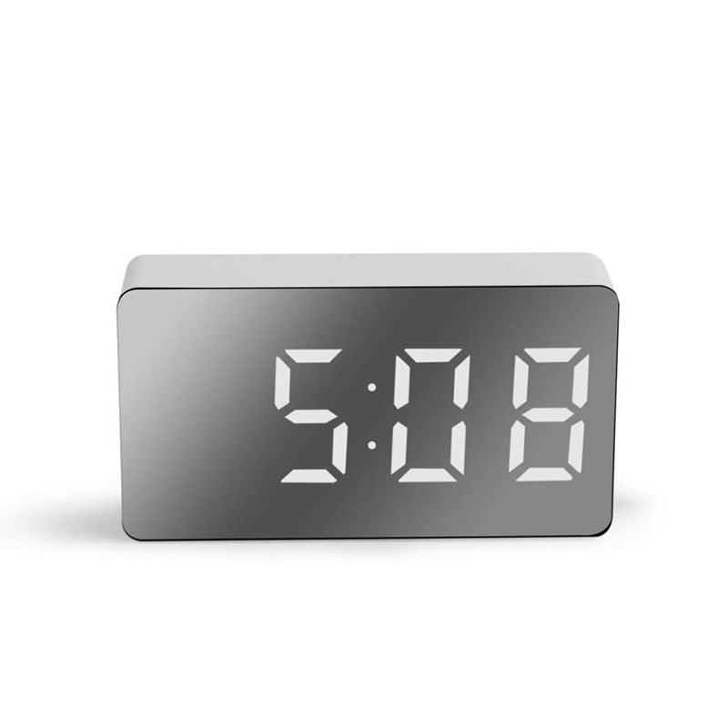 Digital Children's Alarm Clock LED Electronic Simple Mini Mirror Clock